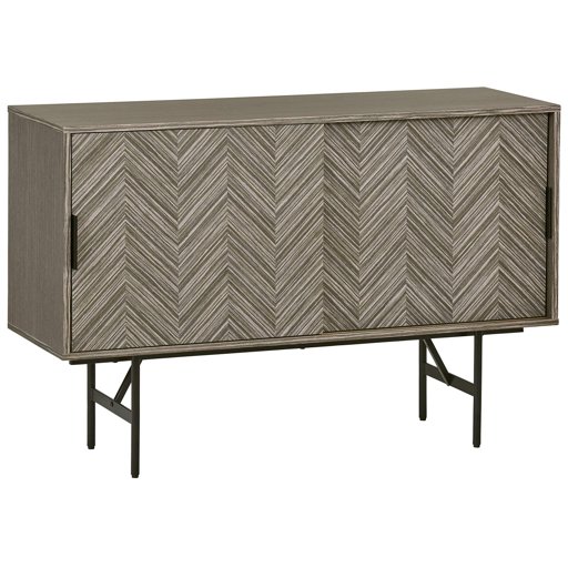 Amazon Brand – Rivet Corban Contemporary Media Cabinet, 59"W, Gray