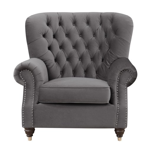 Artum Hill UP6-856 Wellington Accent Chair, Fog