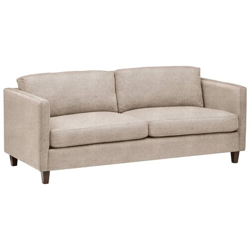 Amazon Brand – Stone & Beam Andover Modern Sofa Couch, 78"W, Grey Linen