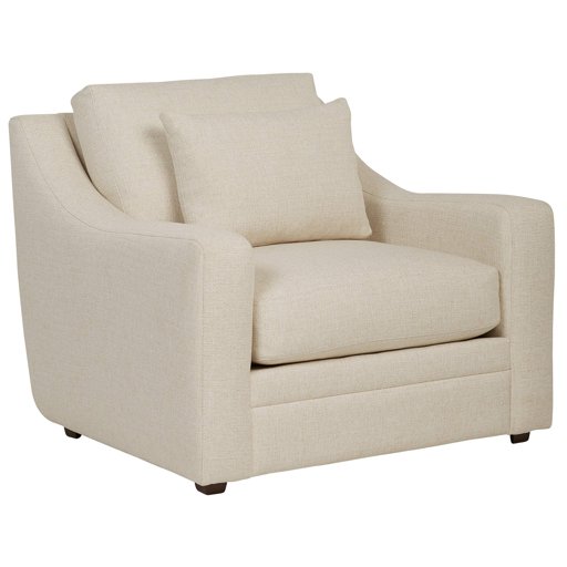 Amazon Brand – Stone & Beam Calhoun Living Room Accent Chair, 42"W, Ecru