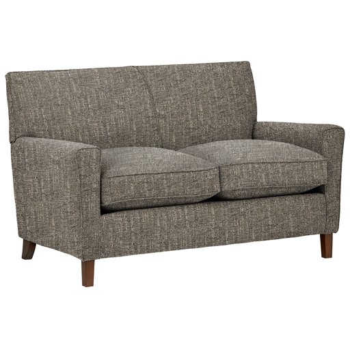 Amazon Brand – Rivet Lawson Modern Angled Loveseat, 58"W, Blackwood