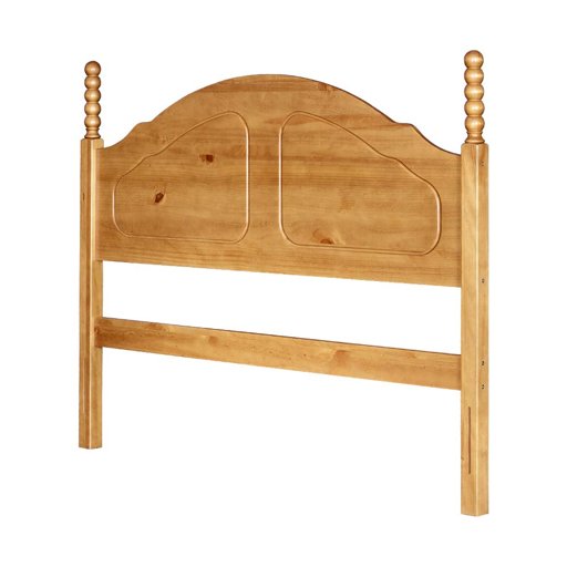Amazon Brand – Ravenna Home Solid Pine Round-Topped King Headboard, 78.5"W, Honey Pine