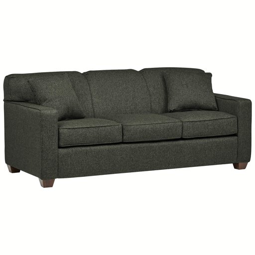Amazon Brand – Stone & Beam Fischer Queen-Sized Sleeper Sofa, 79"W, Charcoal Fabric