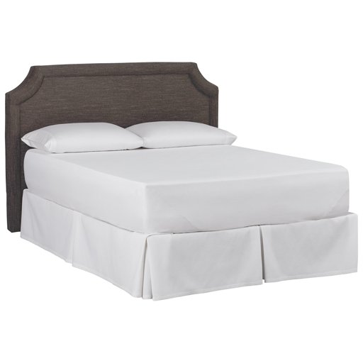 Amazon Brand – Stone & Beam Bridgewater Scalloped King Headboard, 88"W, Curious Charcoal