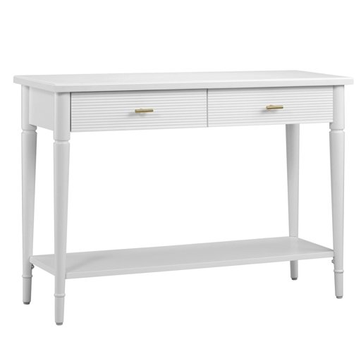 Amazon Brand – Ravenna Home Classic Console Table, 42"W, White
