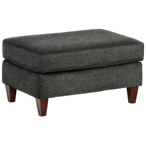 Amazon Brand – Stone & Beam Leila Ottoman, 34" W, Charcoal