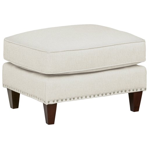 Amazon Brand – Stone & Beam Marin Upholstered Ottoman, 29"W, Sandstone