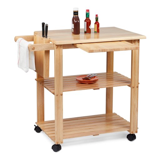 Civet Home Kitchen Cart, Natural
