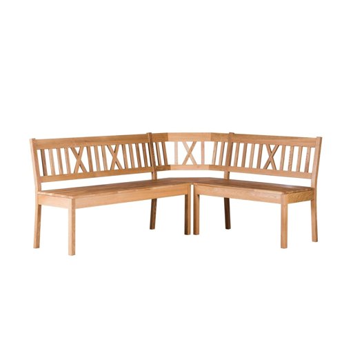 Marque Amazon - Alkove Hayes - Banc d'angle au style classique, 193,7 x 153,7 x 90,2 cm, Chêne sauvage