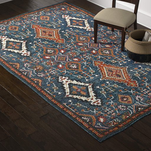 Amazon Brand – Stone & Beam Southwestern Vintage Area Rug, 7' 10" x 11', Multi