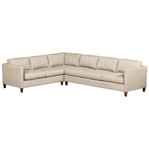Amazon Brand – Stone & Beam Andover Modern Right L-Sectional Sofa, 124"W, Tan