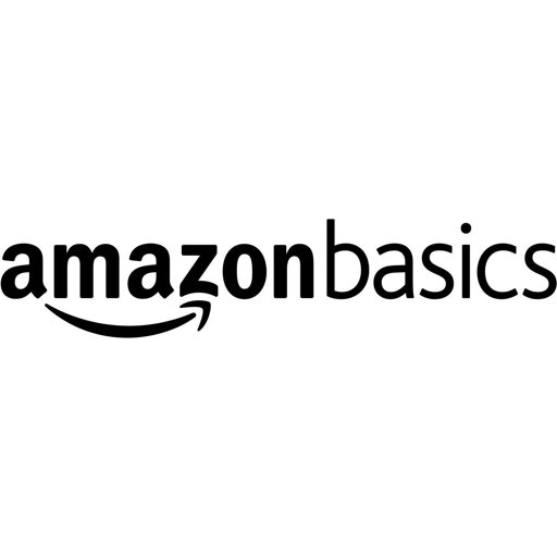 AmazonBasics L-Shape Computer Desk with Shelves for Storage, 54.3”L x 54.3”W x 29.5”H, Black with Black Frame
