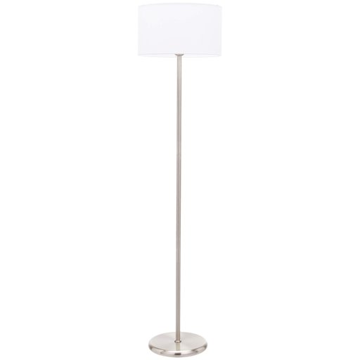 Umi. by Amazon - Lámpara de pie, pantalla de tela, cilíndrica, 144,27 cm, beige