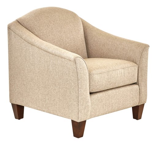 Amazon Brand – Stone & Beam Myrtle Upholstered Accent Chair, 30"W, Latte