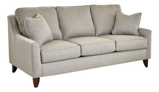 Amazon Brand – Stone & Beam Troy Upholstered Sofa Couch, 80"W, Ash Gray