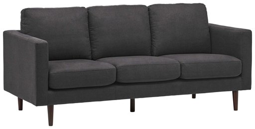 Amazon Brand – Rivet Revolve Modern Upholstered Sofa Couch, 80"W, Storm Grey