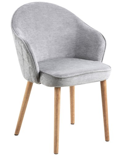 Amazon Brand - Movian Sils - Silla de comedor, 46,5 x 63 x 80 cm, gris