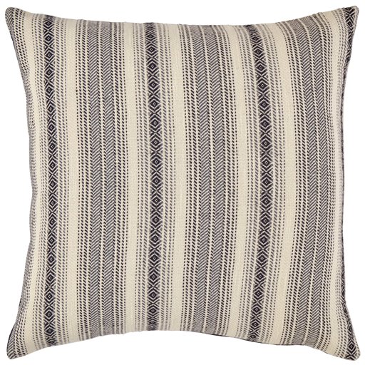 Amazon Brand – Stone & Beam Global Stripe Throw Pillow - 17 x 17 Inch, Navy