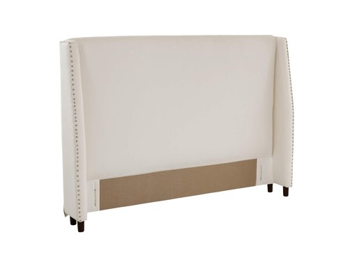 Stone & Beam Merrill Queen Headboard with Decorative Nailhead Trim, 75"W, Natural