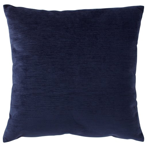 Amazon Brand – Rivet Velvet Texture Decorative Throw Pillow, 17" x 17", Midnight