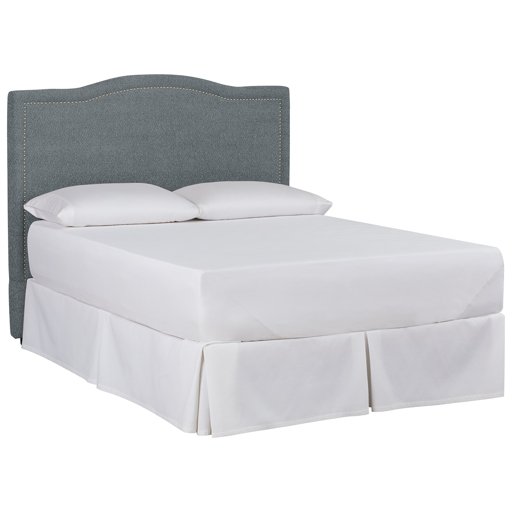 Amazon Brand – Stone & Beam Bridgewater Curved King Headboard, 82"W, Lagoon