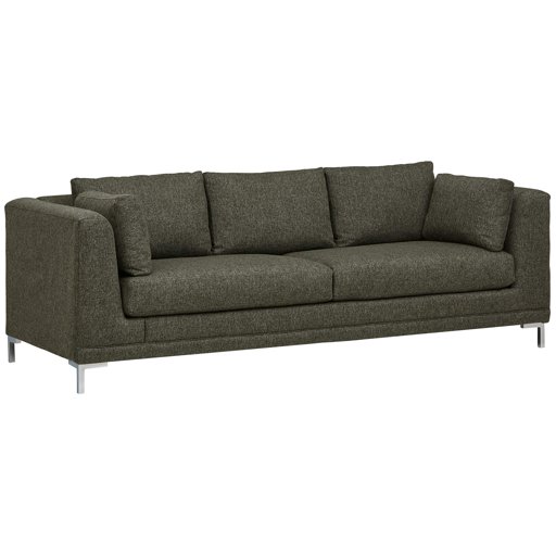Amazon Brand – Stone & Beam Westcott Contemporary 93" Sofa, Fabric, 93"W, Charcoal