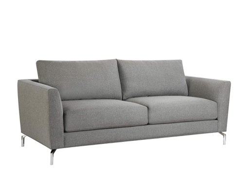 Amazon Brand – Rivet Emerly Modern Sofa, 83.5"W, Steel Grey