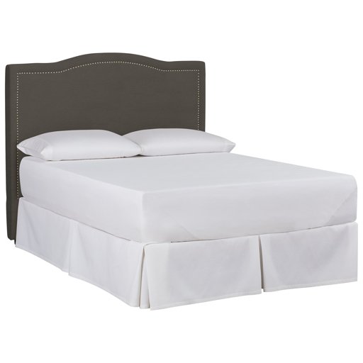 Amazon Brand – Stone & Beam Bridgewater Curved Queen Headboard, 66"W, Spinnsol Iron