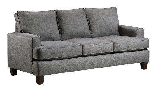 Amazon Brand – Stone & Beam Elizabeth Contemporary Sofa Couch, 85"W, Grey