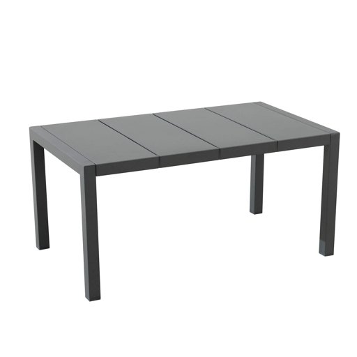 Amazon Brand - Ravenna Home Archer Outdoor Patio Steel Coffee Table with Panel Top, 38"W, Gray