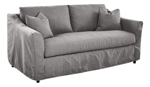 Amazon Brand – Stone & Beam Dawn Slipcover Sofa Couch, 79"W, Gray