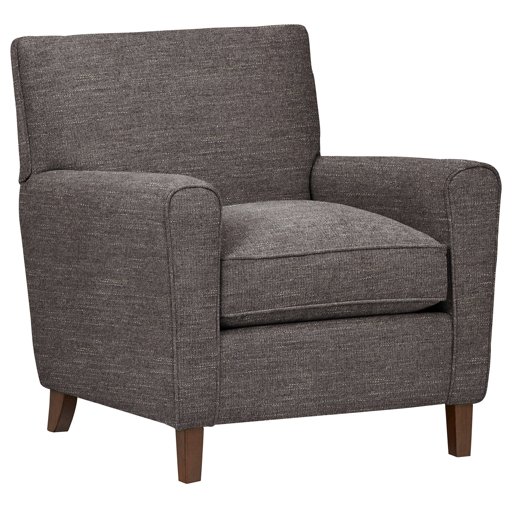 Amazon Brand – Rivet Lawson Modern Angled Chair, 33"W, Charcoal