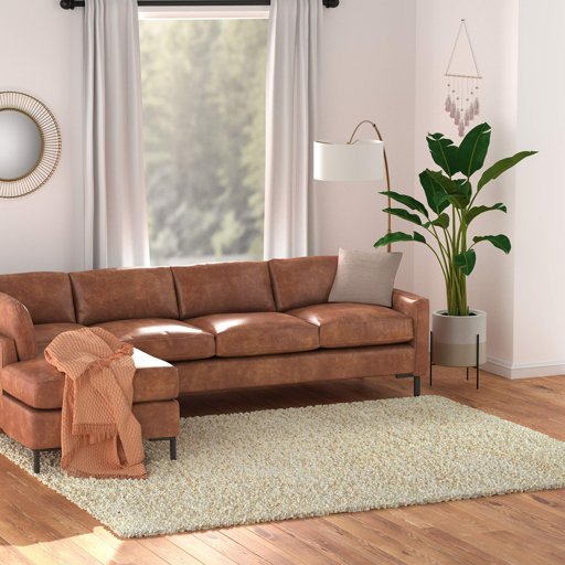 Amazon Basics Modern Plush High-Pile Shag Area Rug - 8x10 (7'10" x 9'10"), Ivory