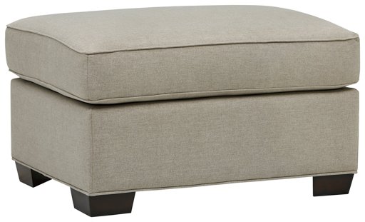Amazon Brand – Stone & Beam Kristin Round Arm Ottoman, 33"W, Stone