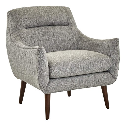 Amazon Brand – Rivet Theresa Modern Upholstered Accent Chair, 30"W, Gray