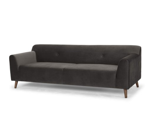 Marque Amazon - Movian Edslan - Canapé 3 places, 219 x 90 x 74 cm, Marron