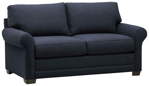 Amazon Brand – Stone & Beam Kristin Loveseat, 76"W, Indigo