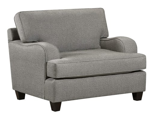 Amazon Brand – Stone & Beam Anne Marie Contemporary Oversized Accent Chair, 48"W, Charcoal