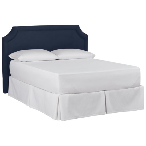 Amazon Brand – Stone & Beam Bridgewater Scalloped King Headboard, 88"W, Spinnsol Indigo