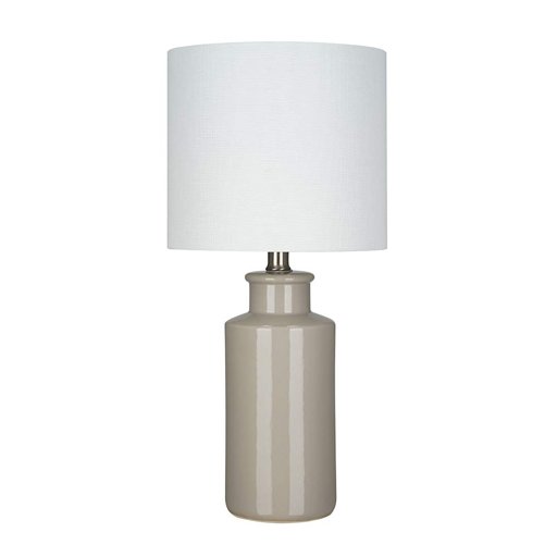 Amazon Brand – Ravenna Home Table Lamp with Ceramic Base, Bulb Included, 19.75"H, Vintage Khaki