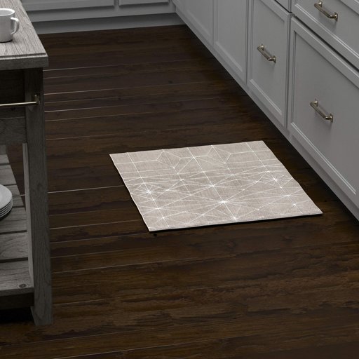 Amazon Brand – Rivet Contemporary Area Rug, 1' 8" x 2' 10", Silver, Grey White