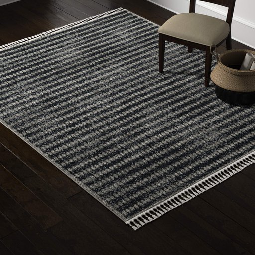 Stone & Beam Sophia Contemporary Area Rug, 7' 6" x 9' 6", Grey