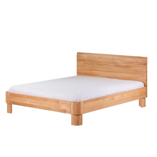 Marca Amazon - Alkove - Hayes - Cama de matrimonio moderna de madera maciza con 4 niveles para el colchón (160 x 200 cm)