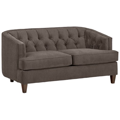 Amazon Brand – Stone & Beam Leila Tufted Sofa, 69" W, Pewter