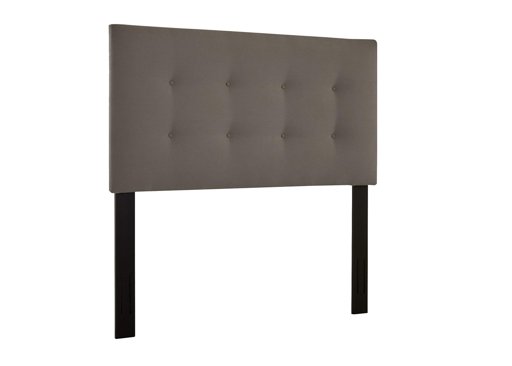Stone & Beam Canton Queen Button-Tufted Headboard, 64"W, Pewter
