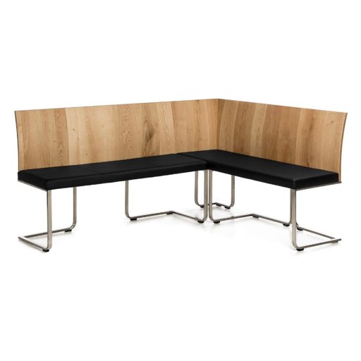 Alkove - Hayes - Modern Corner Bench with Padded Seat