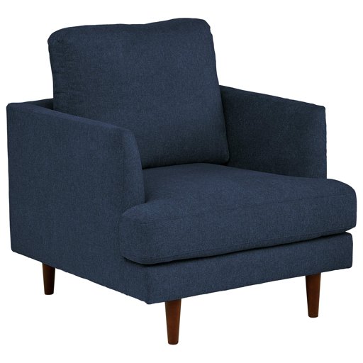 Amazon Brand – Rivet Goodwin Modern Living Room Accent Chair, 32.3"W x 35.8"H, Navy Blue