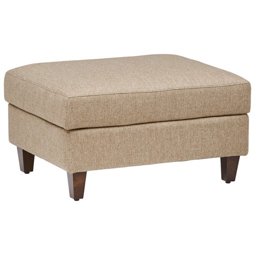 Amazon Brand – Stone & Beam Andover Modern Rectangle Ottoman, 32"W, Dark Tan