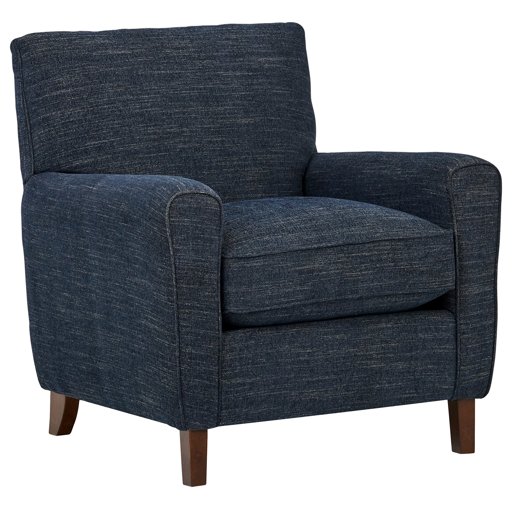 Amazon Brand – Rivet Lawson Modern Angled Chair, 33"W, Blue Eclipse