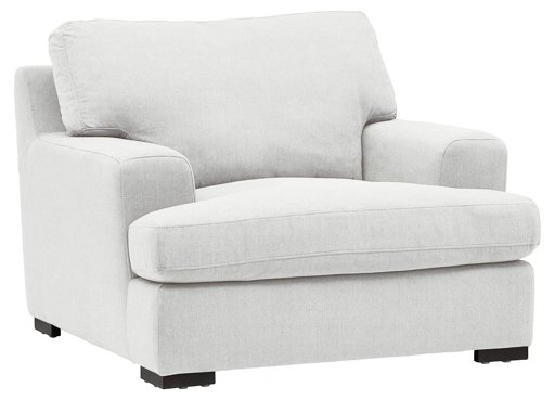 Amazon Brand – Stone & Beam Lauren Down-Filled Oversized Living Room Accent Armchair with Hardwood Frame, 46"W, Pearl